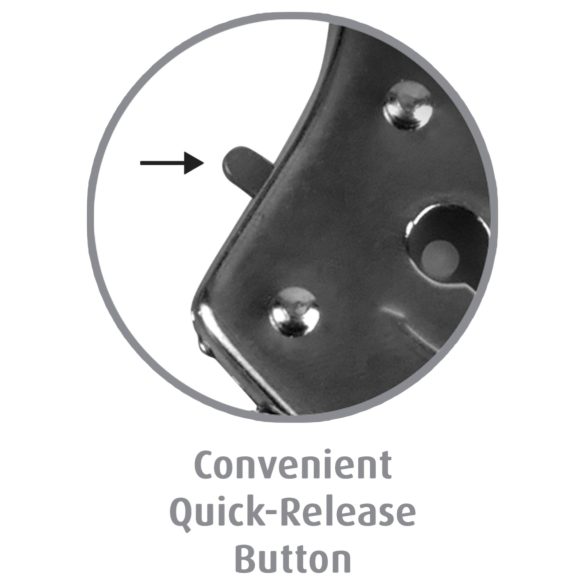 Fetish Fantasy - algemas de metal - prata