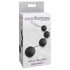 Anal Fantasy - plug anal com bolas internas - silicone preto
