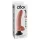 King Cock - vibrador realístico com ventosa flexível - 26cm cor natural