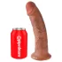 King Cock - dildo realista com ventosa - 23cm - tom escuro