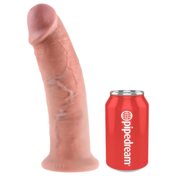King Cock 10 - grande dildo com ventosa (25cm) - cor de pele