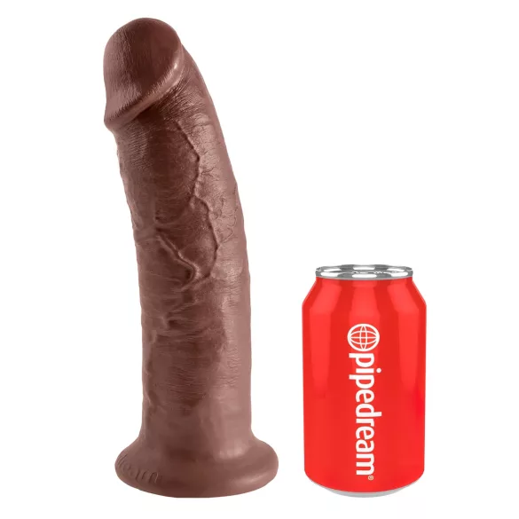 King Cock - dildo com ventosa grande 25cm - marrom
