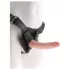King Cock 7 - dildo com arnês ajustável (cor de pele)