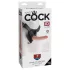 King Cock 7 - dildo com arnês ajustável (cor de pele)
