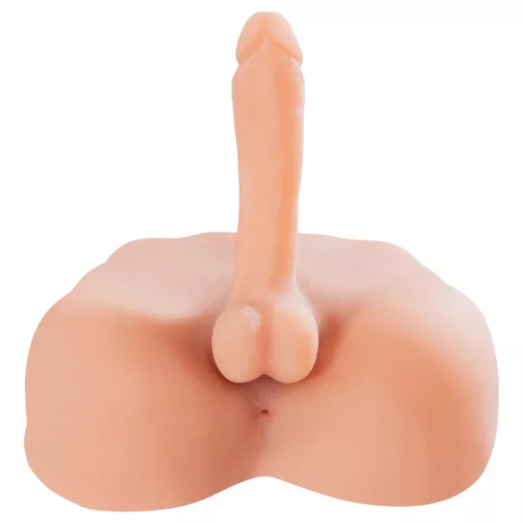 Pipedream Extreme - masturbador masculino torso realista - cor natural