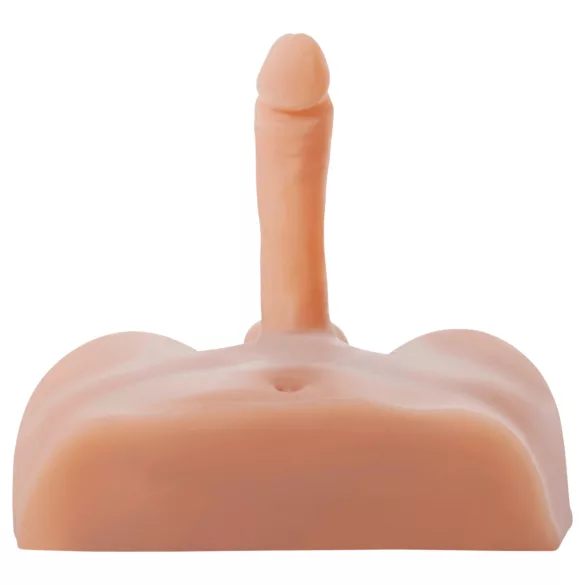 Pipedream Extreme - masturbador masculino torso realista - cor natural