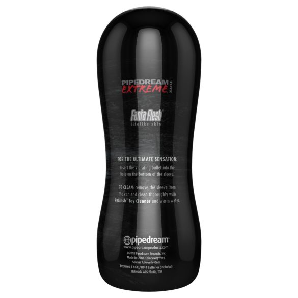 PDX Elite - masturbador anal vibratório - cor natural