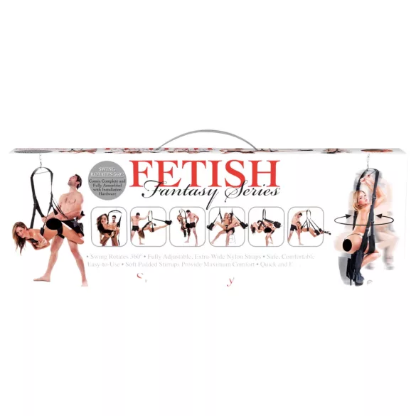 Pipedream - Fetish Fantasy - baloiço sexual com rotação de 360 graus (preto)