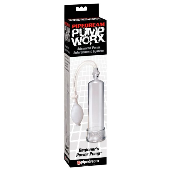 Pump Worx Beginner's - bomba peniana - iniciantes - transparente
