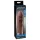Pipedream X-TENSION Mega 2 - capa peniana realística (20,3 cm) - natural escuro