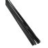 Fetish Fantasy - chicote flogger cat-o-nine - couro preto 65cm