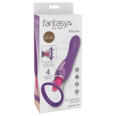 Fantasy - vibrador clitóris 3 em 1 recarregável roxo