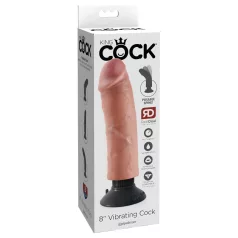 King Cock - vibrador realístico flexível 25cm