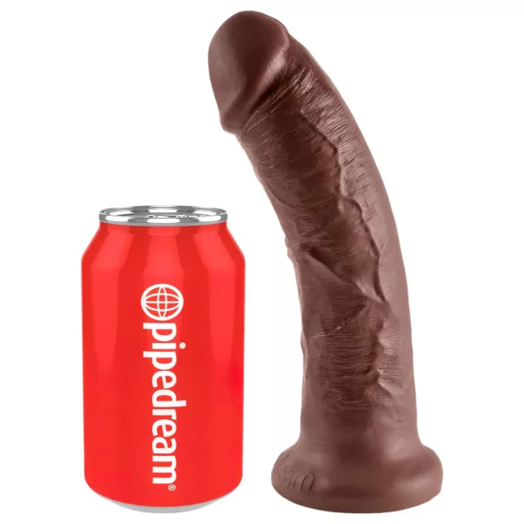King Cock - dildo realístico 20cm - marrom