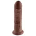King Cock - dildo realístico 20cm - marrom