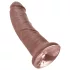 King Cock - dildo realístico 20cm - marrom