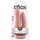 King Cock - dupla penetração dildo realístico - silicone cor natural