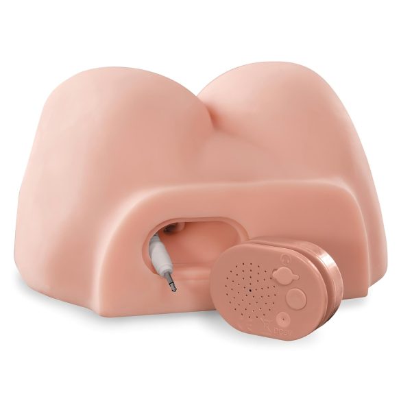 PDX Dirty Talk - masturbador masculino com torso realista e dildo - cor natural