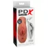 PDX - Masturbador masculino 2 em 1 - realista - cor escura/natural