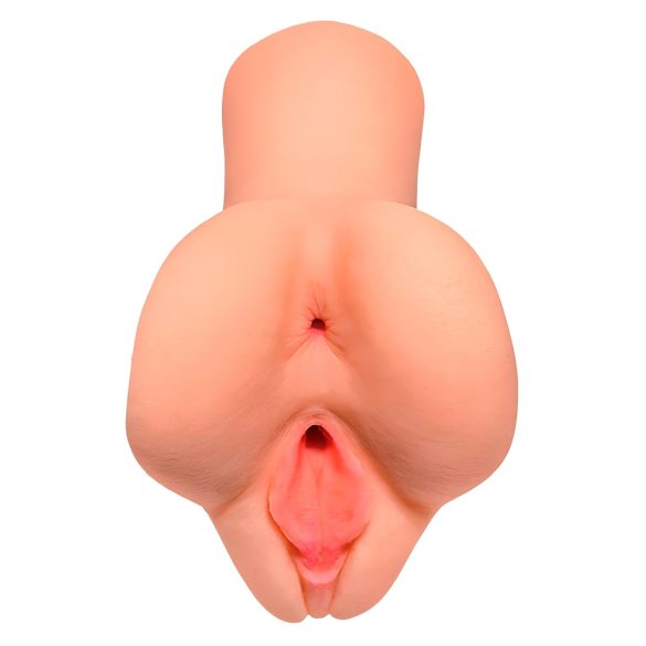 PDX - masturbador masculino 2 em 1 realista - cor natural