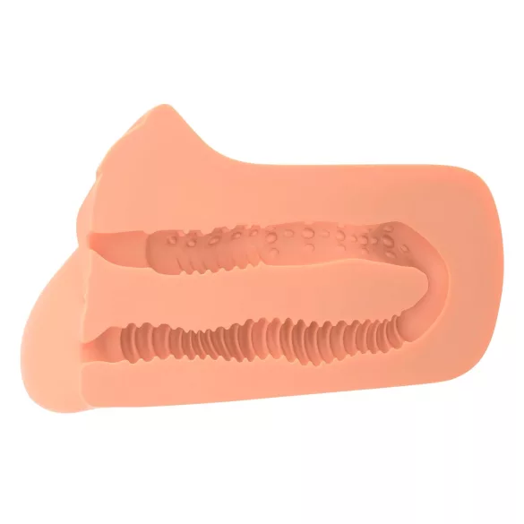 PDX Pick Your Pleasure - masturbador realístico 2 em 1 (cor natural)