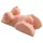 Pipedream DD - masturbador vibratório 2 em 1 torso - cor natural