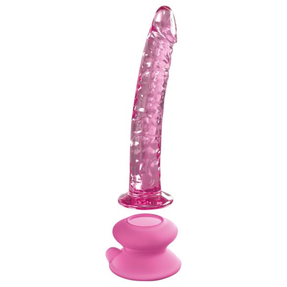 Icicles No. 86 - dildo de vidro em formato de pênis - rosa