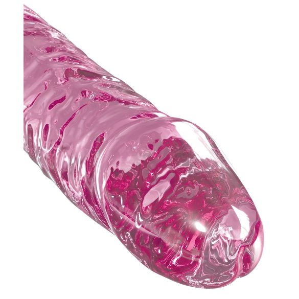 Icicles No. 86 - dildo de vidro em formato de pênis - rosa