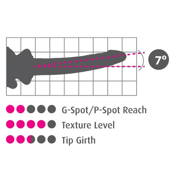 Icicles No. 86 - dildo de vidro em formato de pênis - rosa