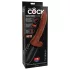 King Cock Plus 7,5 - vibrador com escroto - cor marrom