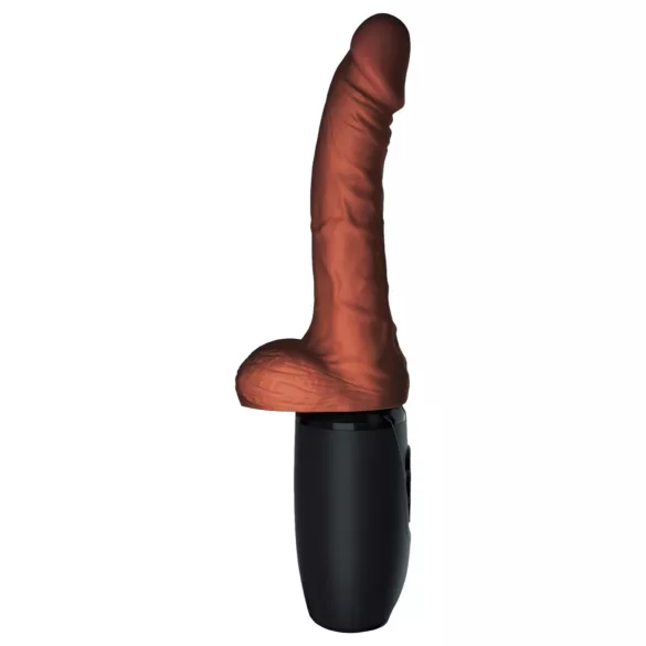King Cock Plus 7,5 - vibrador com escroto - cor marrom