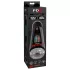 PDX Ultimate Milker 2 - masturbador rotativo-vibratório recarregável (preto)