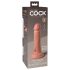 King Cock Elite 6 - dildo realístico com ventosa 15cm - cor natural
