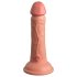 King Cock Elite 6 - dildo realístico com ventosa 15cm - cor natural