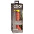King Cock Elite 6 - dildo realístico com ventosa 15cm - cor escura