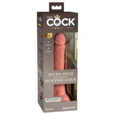   King Cock Elite - dildo realístico com ventosa - 18cm - cor natural