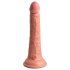 King Cock Elite - dildo realístico com ventosa - 18cm - cor natural
