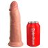 King Cock Elite 8 - dildo realístico com ventosa 20cm - cor natural