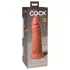 King Cock Elite 8 - dildo com ventosa 20cm - cor pele escura