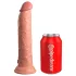 King Cock Elite 9 - dildo realístico com ventosa 23cm - cor natural