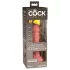 King Cock Elite 6 - vibrador com ventosa 15cm - cor natural