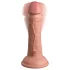 King Cock Elite 6 - vibrador com ventosa 15cm - cor natural