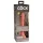 King Cock Elite 7 - vibrador com ventosa controle remoto 18cm - cor natural