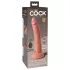 King Cock Elite 7 - vibrador com ventosa controle remoto 18cm - cor natural