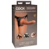 King Cock Elite Comfy - cinta com dildo realístico - pele escura