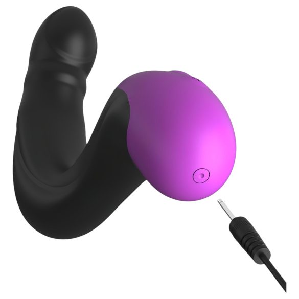 Anal Fantasy - vibrador de próstata pulsante - silicone preto