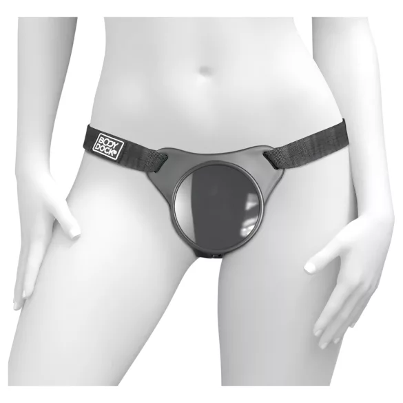 Body Dock OG - arnês com parte inferior acoplável a ventosa (preto)