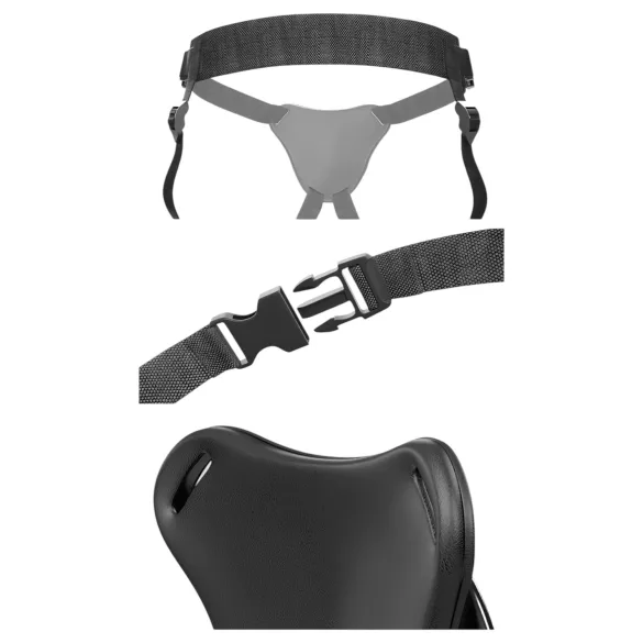 Body Dock OG - arnês com parte inferior acoplável a ventosa (preto)