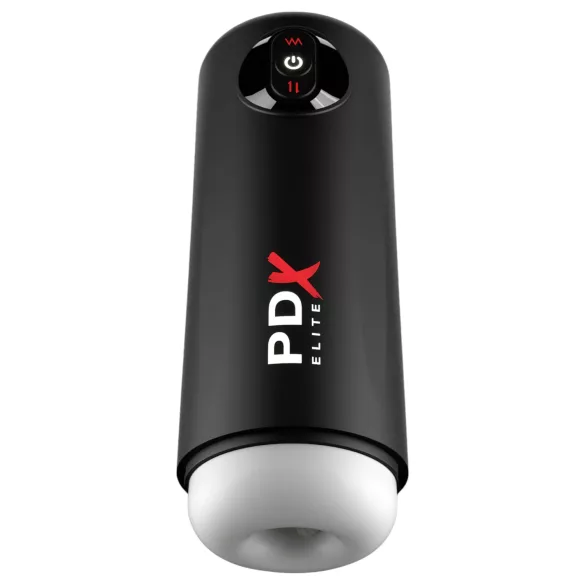 PDX Elite Moto Milker - masturbador automático vibratório - preto