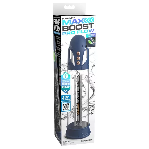 Pump Worx - bomba peniana automática - azul